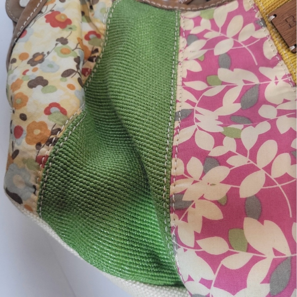 Relic By Fossil Boho Patchwork Hobo Shoulder Bag - image 4